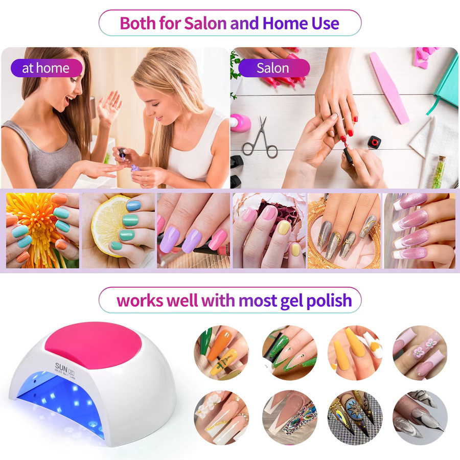 YIKOOLIN UV-LED-Nagellampe, 48 W, Unisex - Bild 3
