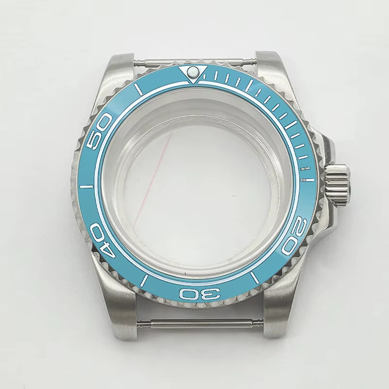 XEMIKS Uhrengehäuse Edelstahl, Silber, transparente Rückseite, 28,5 mm Zifferblatt - Bild 1