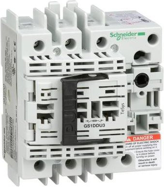 Schneider Electric Sockel mit Trennschalter in Weiß - Bild 1