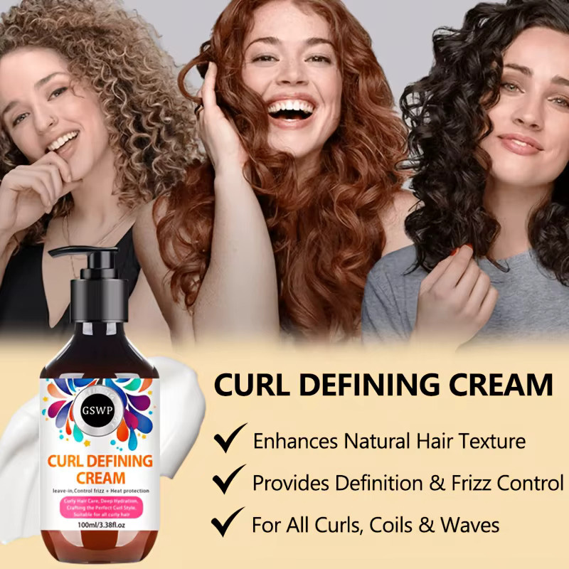 GSWP Locken-Styling-Creme mit Keratin, 100 ml, lockiges Haar - Bild 4