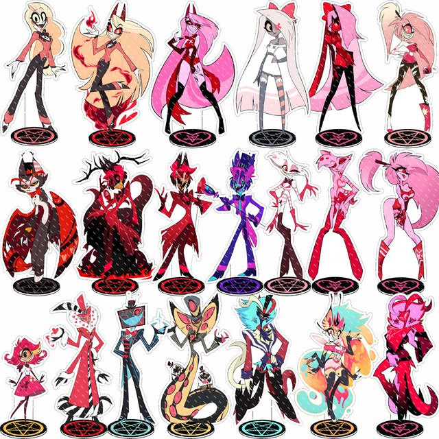 Bandai Hazbin Hotel Acryl-Ständer, Desktop-Ornament, Kunststoff - Bild 1