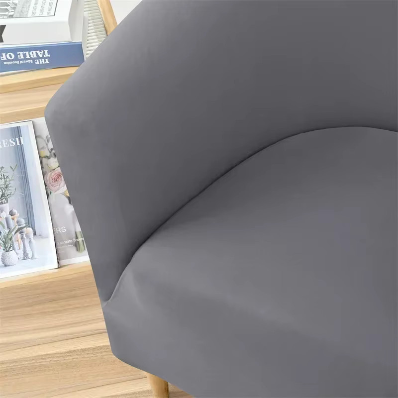 WANERQU Stretch Club Stuhl Abdeckung Wasserabweisend Einfarbig für Arc Sofas und Sitzmöbel - Bild 4