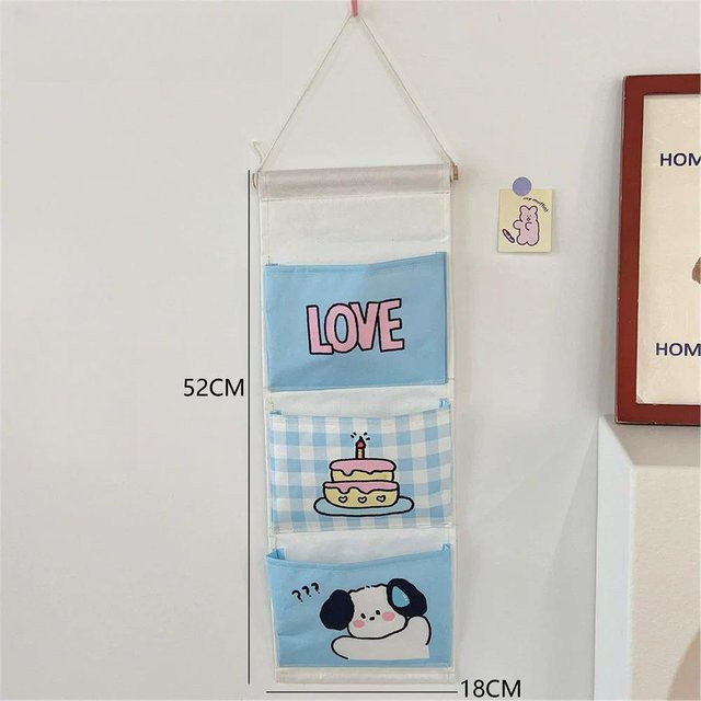 Love Home Garden Wandorganizer mit 3 Taschen als kreativer Wandbehang in Multicolour - Bild 1
