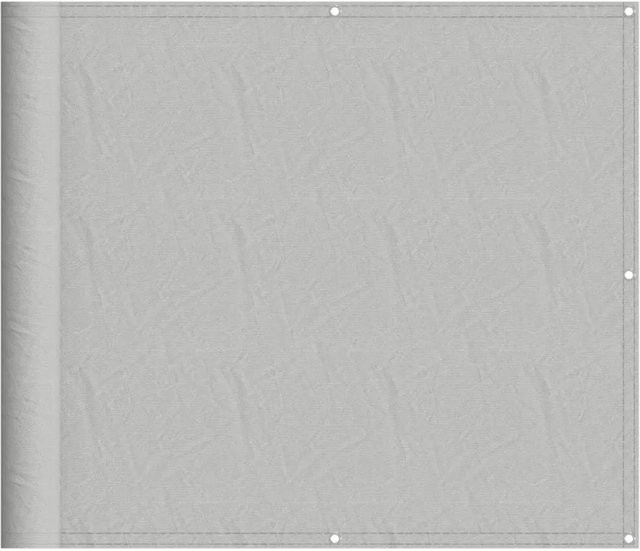 vidaXL Balkon-Sichtschutz Hellgrau aus Polyester-Oxford mit PU-Beschichtung, Breite: 90 cm, Länge: 600 cm - Bild 1