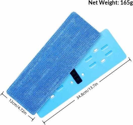 Loffer Ersatz-Mikrofaser-Mopppad für OneUp 5000 3000 Serie Bodenreiniger, blau, schnelltrocknend - Bild 1