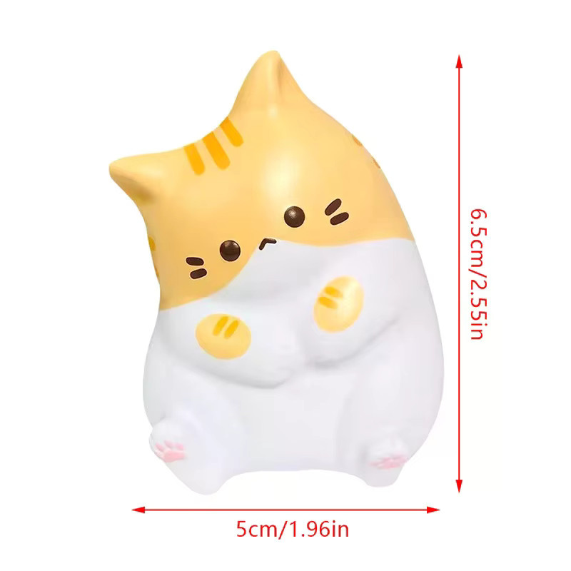 YEGBONG Katzen-Stressabbau-Squishy-Spielzeug, Anti-Stress-Ball - Bild 3