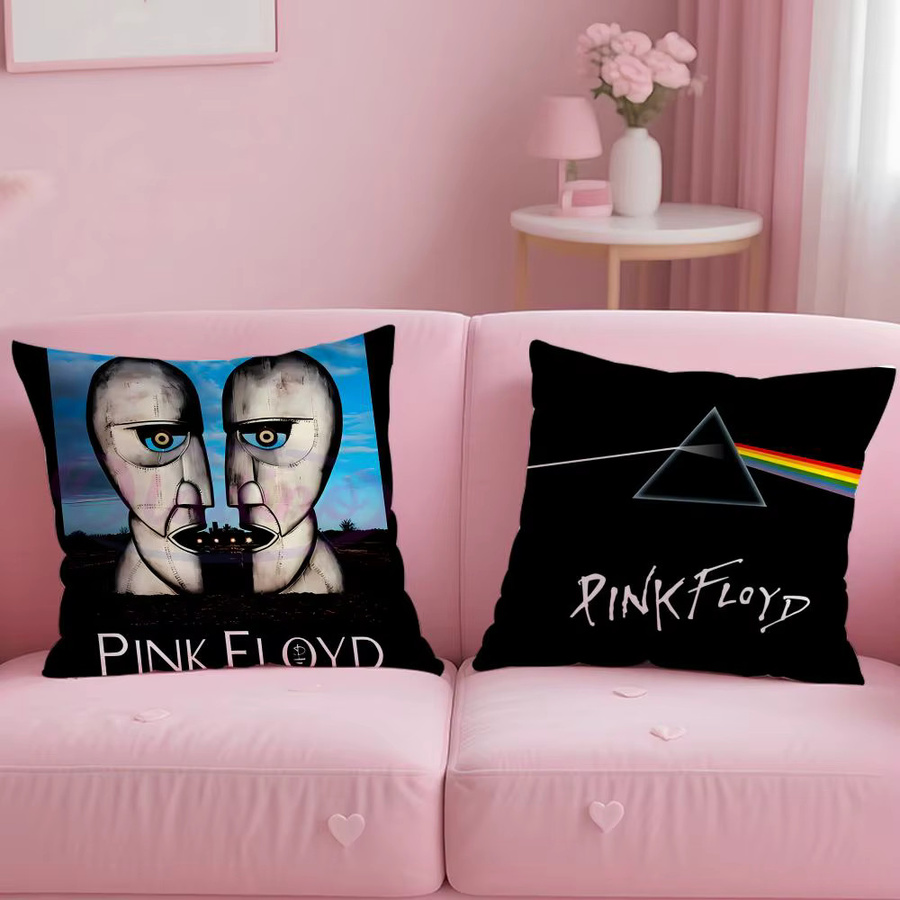 Wendbarer F-Floyd Kissenbezug in Pink, quadratisches Design für Sofa und Schlafzimmer, Breite: 30 cm, Höhe: 30 cm - Bild 2