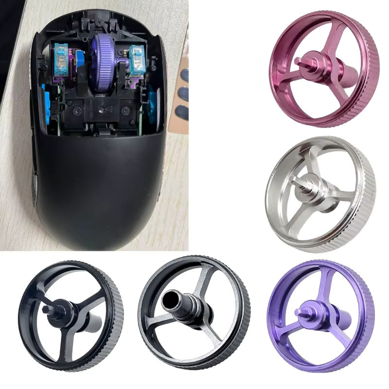 XINYUANSHUNTONG Metall-Scrollrad für GPRO Wireless und GPROX Superlight Maus in Purple - Bild 3