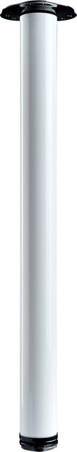Hettich Tischbein-Set 4-teilig aus Kunststoff in Weiß, Durchmesser: 6 cm, Höhe: 71 cm - Bild 1