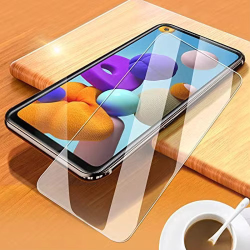 3er-Set Displayschutzfolie aus gehärtetem Glas für Samsung Galaxy A04, A04s, M04, F04, A11, M11, A13, A22, A23, A51, A52, A52s in Transparent - Bild 4