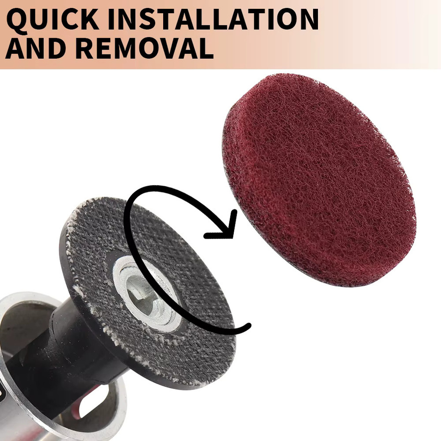 SI FANG Roll Lock Schleifscheiben Pad für Holzbearbeitung und Metall mit 2/3 Zoll für Drehwerkzeuge zum Oberflächenschleifen und Polieren - Bild 4