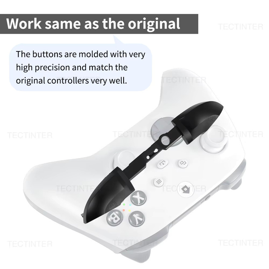 Microsoft Ersatz LB-RB Schultertasten für Xbox Series X/S Controller Gamepad in Schwarz - Bild 3