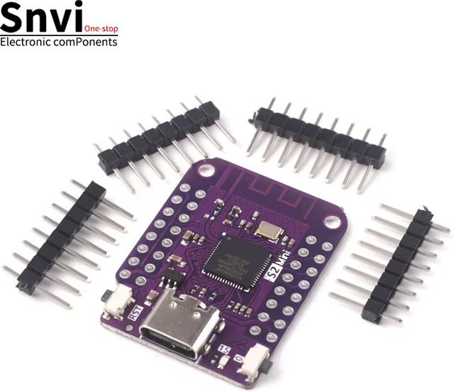 SNVI ESP32 S2 Mini WIFI Board mit 4MB Flash und 2MB PSRAM, MicroPython und Arduino kompatibel - Bild 1