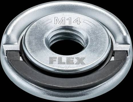 Flex FixTec-Schnellspannmutter M 14 535635 in Silber mit 150 mm Durchmesser - Bild 1