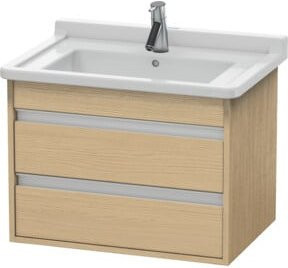 Duravit Waschtischunterschrank Ketho wandhängend in Beige, B: 65,0 cm, T: 45,5 cm, H: 48,0 cm - Bild 1