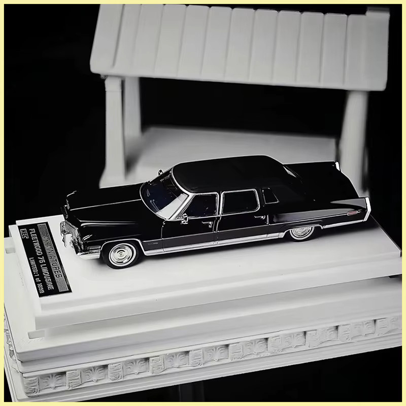 WELLY Cadi Fleetwood 75, Automodell, 1:64 Maßstab, Metall, Schwarz - Bild 3