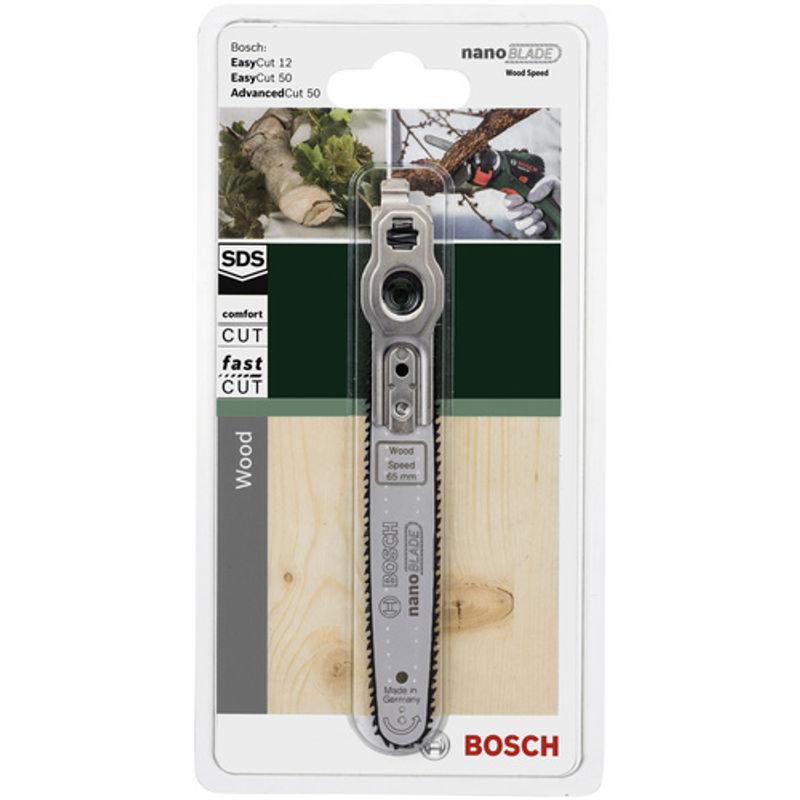 Bosch nanoBLADE Wood Speed 65 Mikro-Kettensägeblatt für Holz und Kunststoff, Farbe: Silber/Grau - Bild 3