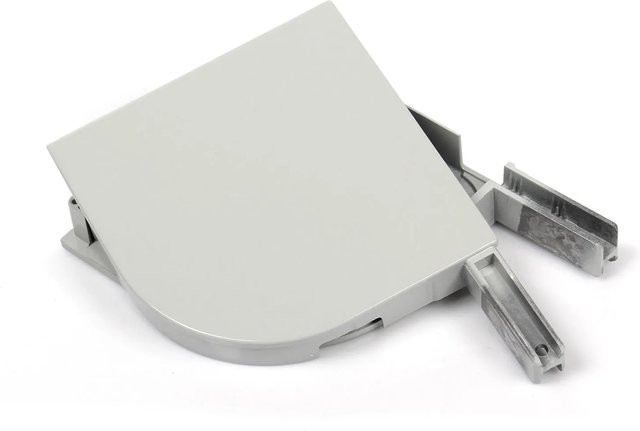 Avosdim Alu Blendkappe Viertelrund in Grau Ral 7038 mit 150 mm Durchmesser - Bild 1