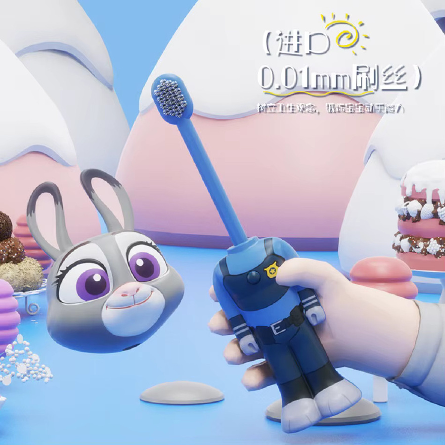 Disney Zootopia Zahnbürste mit weichen Borsten, Kinder, multicolour - Bild 2