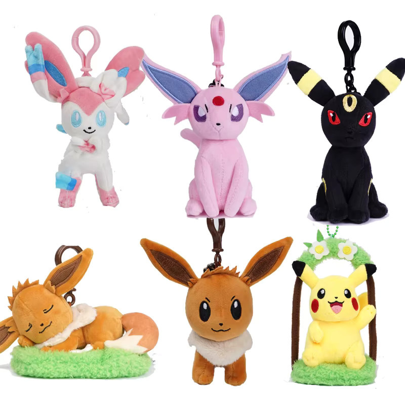 Potdemiel Pokémon Eevee Umbreon Espeon, Plüsch Spielzeug Anhänger - Bild 2