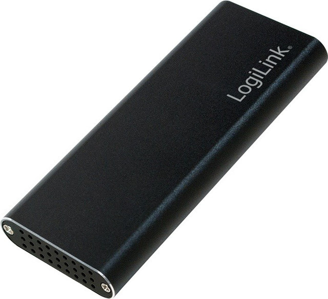 LogiLink M.2 SATA SSD Festplatten-Gehäuse USB 3.1 Gen2 Schwarz UA0314 - Bild 1