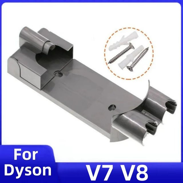 Dyson Wandhalterung für V7 V8 Akku Staubsauger Kompatible Docking Station Ladegerät Halterung in Grau B: 32,0 cm, H: 10,0 cm - Bild 1