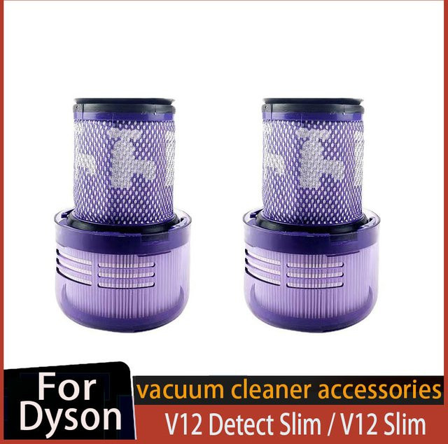 Waschbarer Ersatz-Vakuumfilter in Purple kompatibel mit Dyson V12 Detect Slim, Teilenummer 971517-01 - Bild 1