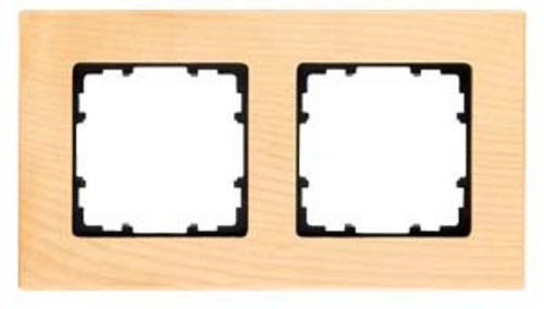 Siemens Schalterprogramm Delta Holz 2fach Rahmen in Braun und Beige 5TG11024 - Bild 1
