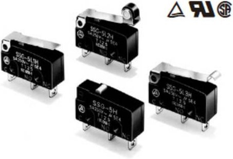 Omron SSG-01L1T Mikroschalter Schwarz 30 V/DC 0.1A - Bild 1