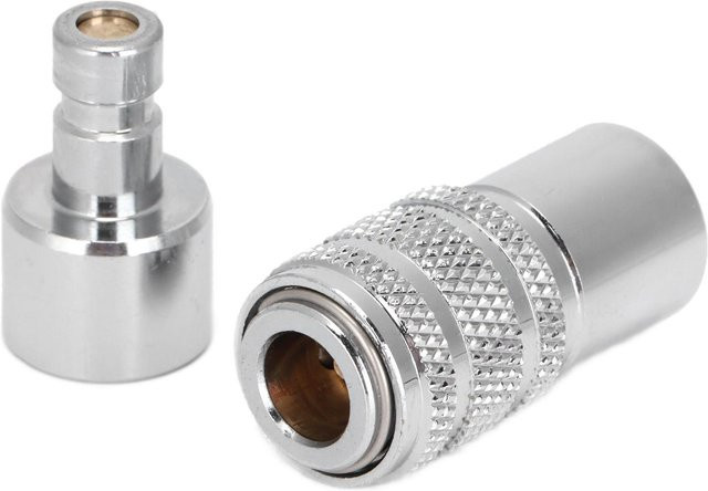 Koogeelife Wasserstoppventil Horizontal G1/4in aus Messing in Silber für Wasserkühlung - Bild 1