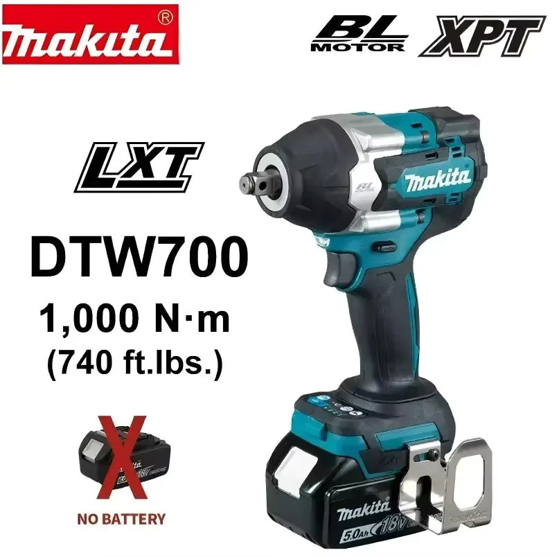 Makita DTW700 18V LXT bürstenloser Akku-Schlagschrauber mit Hochdrehmoment - Bild 7