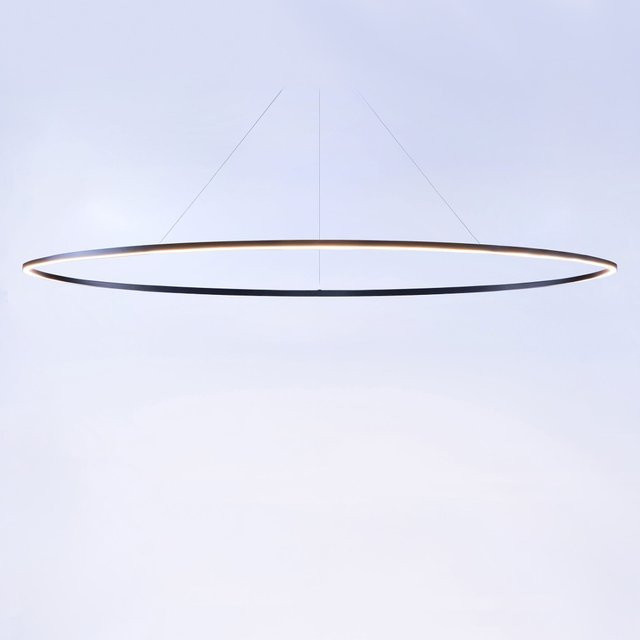 Nemo Lighting Ellisse Mega LED-Pendelleuchte in Schwarz mit warmweißem Licht (3000K) - Bild 1