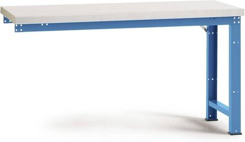 Manuflex WP4016.5012 Werkbank Anbaumodul in Licht-Blau (RAL 5012), Breite: 180 cm, Höhe: 84 cm, Tiefe: 70 cm - Bild 1