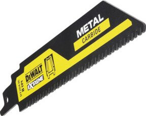 DeWalt Carbide Säbelsägeblatt für Metall, 152 mm, 8 TPI, Gelb - Bild 2