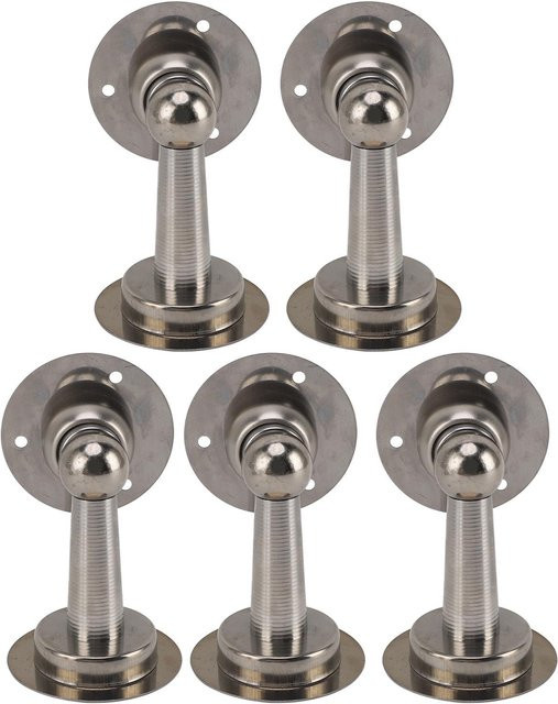 5 Stück Magnetische Türstopper aus Edelstahl in Silber von KONNWEI - Bild 1