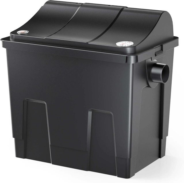 SunSun Cbf-200U Bio Teichfilter mit 9W UVC Klärer als Durchlauffilter für Koi-Teiche in Schwarz - Bild 1