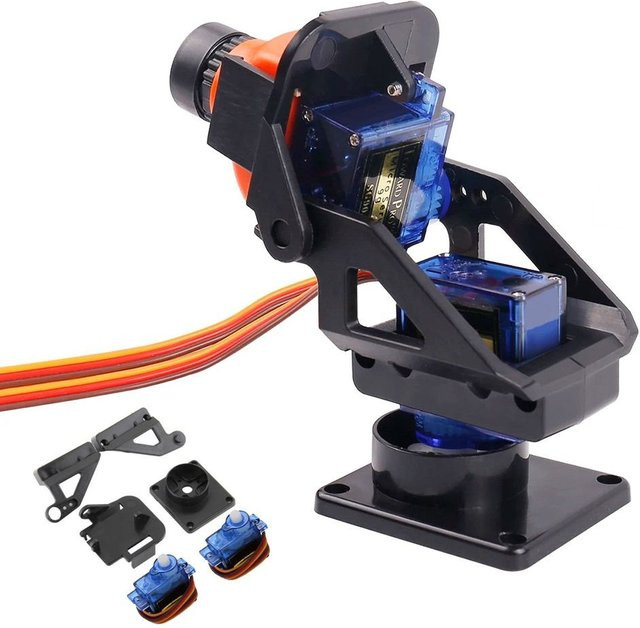 PTZ Ultraschall Luftfahrt Modell Kamera Installation FPV Kamera Unterstützung Zubehör Rc Flugzeug Teile FPV Servo Gimbal Halterung, Zubehör, Kunststoff, Schwarz - Bild 1