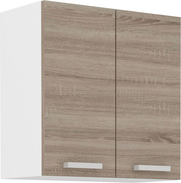 Küchen Hängeschrank Dave 240 Eiche Sonoma Trüffel mit Einlegeboden, Breite: 60 cm - Bild 1