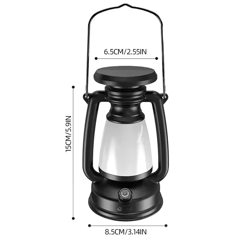 QHSPE Retro LED Schreibtischlampe Pferd Design als dekorative Atmosphäre-Leuchte für Camping und Wohnkultur - Bild 3