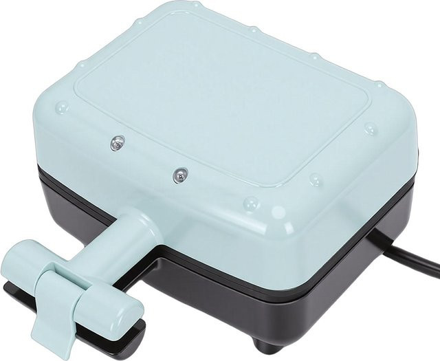Mini-Sandwichmaker Doppelseitig Antihaftbeschichtet mit Cool-Touch-Griff und Anti-Rutsch-Füßen in Weiß - Bild 1