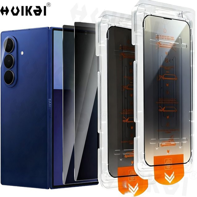2er-Pack Sichtschutzfolie für Samsung Galaxy Z Fold 8 Ultra, Z Fold 7, Z Fold 6 und Z Fold 5, transparent, HD-klar mit automatischer Staubentfernung für blasenfreie Installation - Bild 1