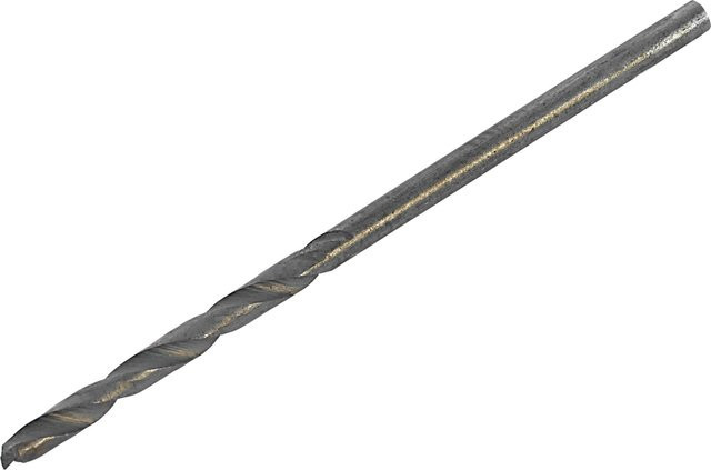 LUX-TOOLS Spiralbohrer für Metall aus Stahl, Farbe Silber, 10 Stück, Durchmesser: 4 mm, Länge: 75 mm - Bild 1