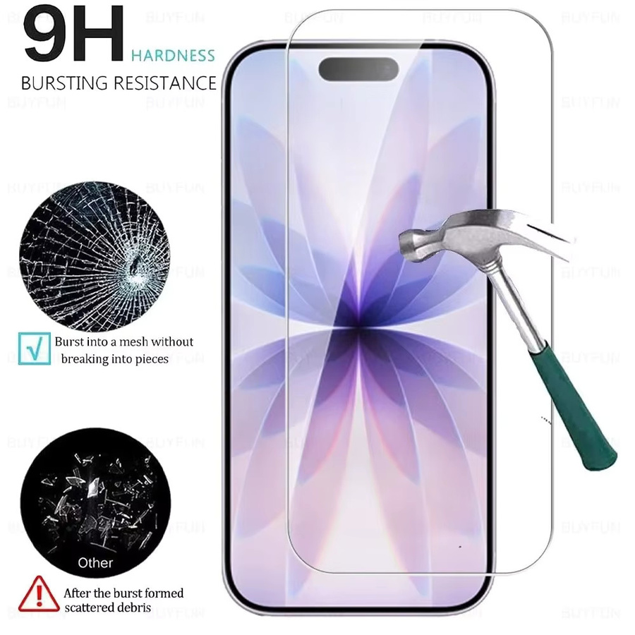 DIXSG 4-in-1 Ultra Clear Displayschutzfolie und Kamera-Glas für iPhone 17 16 15 14 13 12 11 Pro Max Plus Mini, transparent - Bild 3