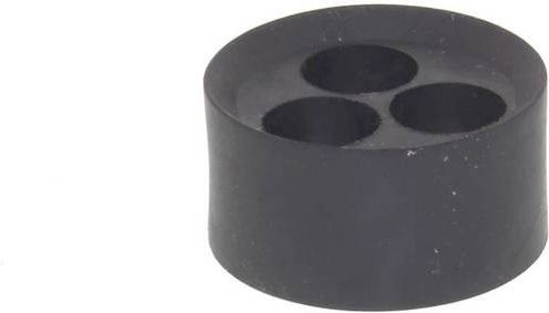 Wiska Mehrfachdichteinsatz MFD 40/03/125 schlagfest mit Zugentlastung aus Kunststoff in Schwarz RAL 9005 25 Stück - Bild 1