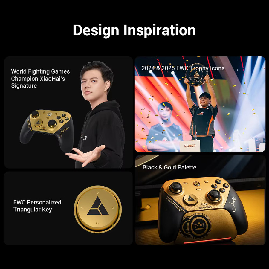 GameSir G7 Pro 8K Champion Edition Kabelloser Gaming-Controller für Nintendo Switch, Android, iOS, PC und Steam mit 8000Hz Polling Rate - Bild 2