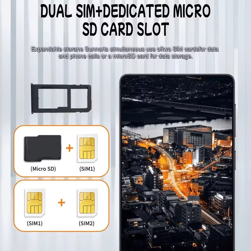 VIQEE 26S Ultra Smartphone 5G mit 256 GB Speicher, 6,6 Zoll Display, Stylus-Stift und GPS in Weiß - Bild 2