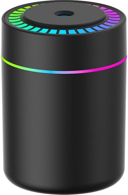 Oudun Aroma-Diffusor und Mini-Luftbefeuchter mit Nachtlicht, Schwarz, 180 ml - Bild 1
