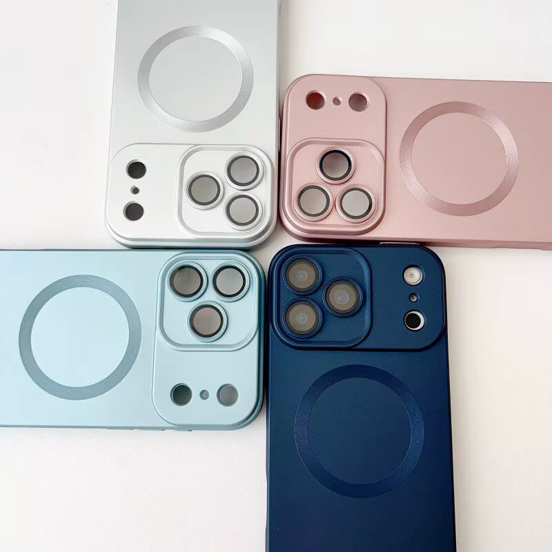 VOUVI Magnetische Kabellose Ladehülle für iPhone in Grün - Bild 4