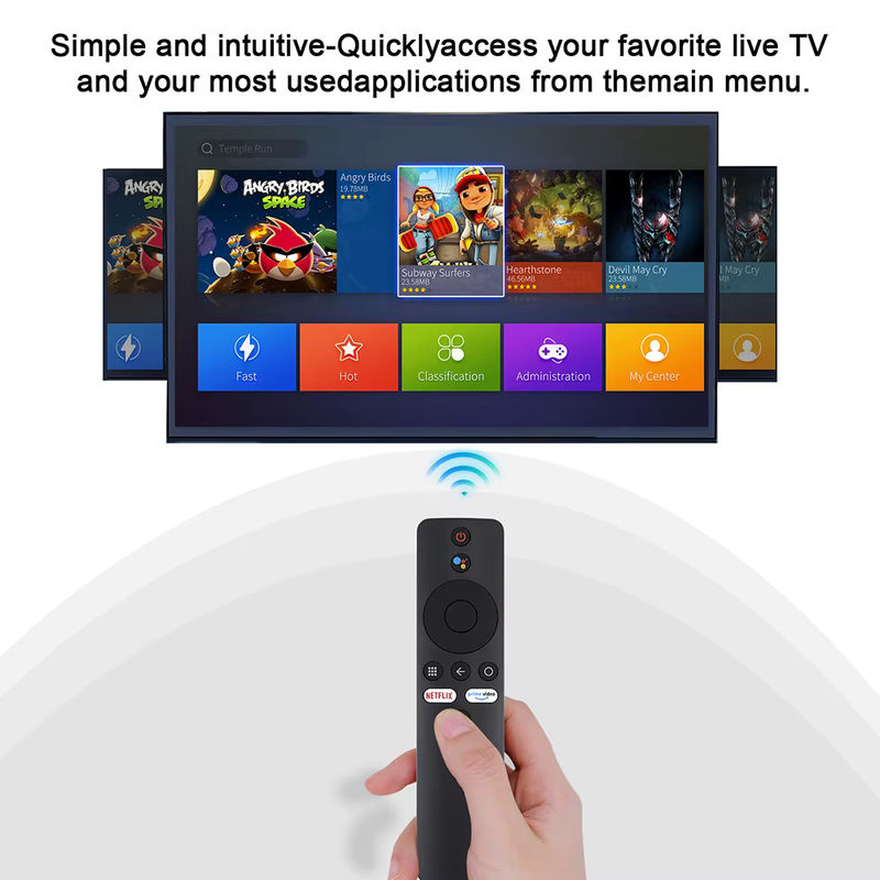 Xiaomi Bluetooth-Sprachfernbedienung in Schwarz für Mi TV Stick und Mi Box S/4S Ersatzfernbedienung - Bild 4