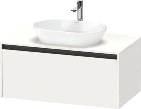 Duravit Waschtischunterschrank Ketho Wandhängend in Weiß Hochglanz B: 100 cm, T: 55 cm, H: 45,9 cm - Bild 1